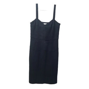 DIANE  von furstenberg 6 navy bondage dress viscose